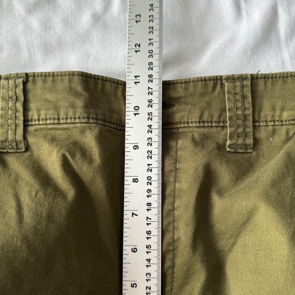 Old Navy Womens M-TALL OG Chino Casual High-Rise Pant Olive Green Campus Office - Picture 12 of 15